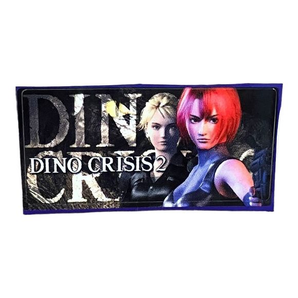 Sony PlayStation‎ 1 PS1 Dino Crisis 2 Horror Vintage VTG Memory Card Sticker - Picture 1 of 1